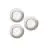 Lot 3x Eglo Encastré Spot Éclairage de salle de bains Fueva 6-Z Plastique Nickel Satiné 8.4W 1020lm - 827-865 Variable Blanc + RGB | Dimmable