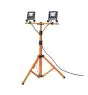 Ledvance Projecteur LED Projecteur de chantier Trépied Foncé Gris 2X20W 3400lm 120D - 840 Blanc Froid | IP65 - Symétrique
