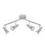 Ledvance Spot LED GU10 Aluminium 4x 3W - 827 Blanc Très Chaud