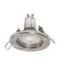 Ledvance Downlight LED Encastré Brushed Aluminium 3x GU10 2.6W 230lm 36D - 827 Blanc Très Chaud | Lot de 3