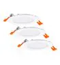 Ledvance Downlight LED Slim Set 3x8W 550lm - 830 Blanc Chaud | 120mm - Diamètre 105mm