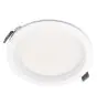 Ledvance Downlight LED Comfort Opale Aluminium Blanc 18W 2160lm 95D - 930 Blanc Chaud | Diamètre 150mm - IP44 - Meilleur Rendu Des Couleurs - Dali Dimmable