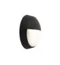 Ansell LED Bulkhead Helder Circular Eyelid Black 12W 1058lm - 830-840-865 CCT | 215mm - IP54
