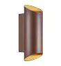 Nordlux Nico Applique Murale Aluminium Rouille Up & Down | IP54 - Convient pour 2x GU10