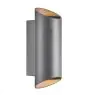 Nordlux Nico Applique Murale Aluminium Anthracite Up & Down | IP54 - Convient pour 2x GU10