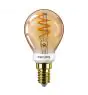 Philips Master Value LED Lustre E14 Boule Filament Claire 2.6W 136lm - 918 Blanc Très Chaud | Meilleur rendu des couleurs - Dimmable - Équivalent 15W