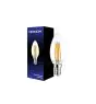 Noxion Lucent LED E14 Bougie Filament Claire 4.5W 470lm - 827 Blanc Très Chaud | Dimmable - Équivalent 40W