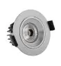 Noxion Spot LED Diamond inclinable Aluminium 6W 400lm 36D - 927 Blanc Très Chaud | Diamètre 83mm - IP44 - Meilleur rendu des couleurs - Dimmable