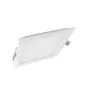 Ledvance Downlight LED Slim Carré SQ155 12W 1020lm 120D - 830 Blanc Chaud 