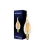 Noxion Lucent LED E14 Flamme Bougie Filament Ambre 4.1W 350lm - 822 Blanc Très Chaud | Dimmable - Équivalent 40W