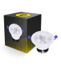 Downlight LED Ronde inclinable 15W 1200lm 60D - 930 Blanc Chaud | 135mm - Diamètre 110mm - UGR <19