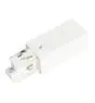 Connecteur triphasé Terre droit - Blanc