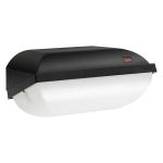  Philips LED Sécurité Coreline BWC120 Noir 14W 1800lm - 830 Blanc Chaud | 282x178mm - IP54 - Détecteur De Lumière