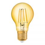 Osram Vintage 1906 LED E27 Poire Filament Dorée 4W 410lm - 824 Blanc Très Chaud | Équivalent 40W