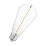 Osram Vintage 1906 LED E27 Special Filament Claire Edison 2.2W 150lm - 827 Blanc Très Chaud | Équivalent 15W