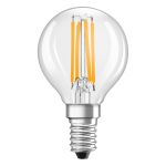 Ledvance Classic LED E14 Poire Filament Claire 4W 470lm - 827 Blanc Très Chaud | Équivalent 40W