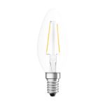 Ledvance Classic LED E14 Bougie Filament Claire 2.5W 250lm - 827 Blanc Très Chaud | Équivalent 25W