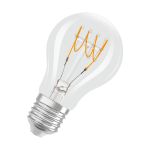 Osram Vintage 1906 LED Classic Slim E27 Poire Filament Claire 4.8W 470lm - 827 Blanc Très Chaud | Dimmable - Équivalent 40W