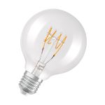 Osram Vintage 1906 LED E27 Globe Filament Claire Slim 4.8W 470lm - 827 Blanc Très Chaud | Dimmable - Équivalent 40W
