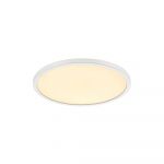 Nordlux Hublot LED Oja 29 18W 827 1700lm Blanc IP20 | Dimmable 3 niveaux - Blanc Très Chaud