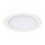 Noxion Downlight LED Slim V2.0 24W 2400lm 120D - 830 Blanc Chaud | 225mm - Diamètre 200mm - IP44 - Dali Dimmable 