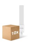 Lot 10x Noxion Lucent PL-S LED 4.3W 600lm - 840 Blanc Froid | Équivalent 9W