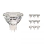 Lot 10x Noxion Spot LED GU5.3 MR16 7.8W 730lm 36D - 827 Blanc Très Chaud | Équivalent 50W
