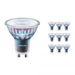 Lot 10x Philips MASTER LED Spot ExpertColor GU10 PAR16 3.9W 265lm 36D - 927 Blanc Très Chaud | Meilleur rendu des couleurs - Dimmable - Équivalent 35W