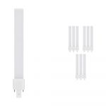 Lot 10x Ledvance Dulux-S LED 6W - 830 Blanc Chaud | Équivalent 18W
