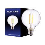 Noxion Lucent LED E27 Globe Filament Claire 95mm 7.3W 806lm - 827 Blanc Très Chaud | Équivalent 60W