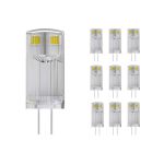 Lot 10x Noxion Bolt LED Capsule G4 0.9W 100lm - 830 Blanc Chaud | Équivalent 10W