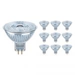 Lot 10x Ledvance Performance Spot LED Réflecteur GU5.3 MR16 6.5W 621lm 36D - 830 Blanc Chaud | Équivalent 50W