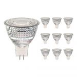 Lot 10x Noxion Spot LED GU5.3 MR16 6.1W 621lm 36D - 830 Blanc Chaud| Équivalent 50W