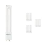 Lot 10x Ledvance Dulux-L LED 8W - 830 Blanc Chaud | Équivalent 18W
