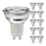 Lot 10x Noxion Spot LED GU10 PAR16 3.6W 345lm 36D - 830 Blanc Chaud | Équivalent 50W