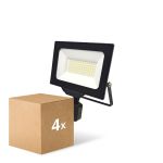 Lot 4x Noxion Projecteur LED Beamy G3 50W 5500lm 110D - 840 Blanc Froid | IP65 - Détecteur de Mouvement et de Lumière - Symétrique