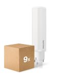 Lot 9x Philips CorePro PL-C LED 6.9W 770lm - 840 Blanc Froid | Équivalent 18W