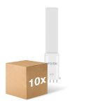 Lot 10x Noxion Lucent PL-S LED 4.3W - 830 Blanc Chaud | Équivalent 9W