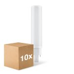 Lot 10x Ledvance Dulux-D LED 10W - 830 Blanc Chaud | Équivalent 26W