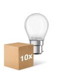 Lot 10x Ledvance Classic LED B22d Poire Dépolie 4W 470lm - 827 Blanc Très Chaud | Équivalent 40W