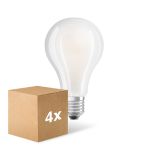 Lot 4x Ledvance  Classic LED E27 Poire Filament Dépolie 24W 3452lm - 827 Blanc Très Chaud | Équivalent 200W