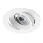 Noxion Spot LED Diamond inclinable Blanc 6W 400lm 36D - 927 Blanc Très Chaud | Diamètre 83mm - IP44 - Meilleur rendu des couleurs - Dimmable