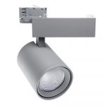 Noxion Spot LED sur rail 3 phases  Spot Stella Gris 35W 2900lm 36D - 930 Blanc Chaud | Meilleur rendu des couleurs