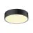 SLV Medo Pro 30 Mur et Plafonnier Aluminium Noir Ronde 10W 1250lm - 930-940 CCT | IP50 - Meilleur Rendu Des Couleurs - Dali Dimmable 