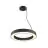 SLV Medo Cercle  60 Suspension Luminaire Aluminium Noir 26W 4000lm 110D - 930-940 CCT | Meilleur Rendu Des Couleurs - Dali Dimmable 