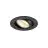SLV New Tria 68 Spot Aluminium Noir Ronde 7.5W 621lm 38D - 930 Blanc Chaud | Diamètre 68mm -  Meilleur Rendu Des Couleurs - Dimmable 