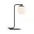 Nordlux Grant Lampe De Table Verre Noir | Convient pour 1x E14