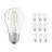 Lot 10x Ledvance CLASSIC LED E27 Poire Filament Claire 4.8W 470lm - 827 Blanc Très Chaud | Dimmable - Équivalent 40W