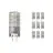 Lot 10x Osram Parathom LED Pin GY6.35 4.5W 470lm - 827 Blanc Très Chaud | Dimmable - Équivalent 40W