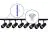 Ensemble complet Rail Monophasé Rail 3 Mètre Noir | incl. 8x Spot + GU10 2700K 3W Dimmable + Embout, Connecteur d’Alimentation et I-Connecteur